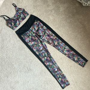 Matching Set Leggings and Sports Bra